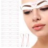 Reusable Eyebrow Stencils, 12 PCS Soft Washable Eyebrow Templates with