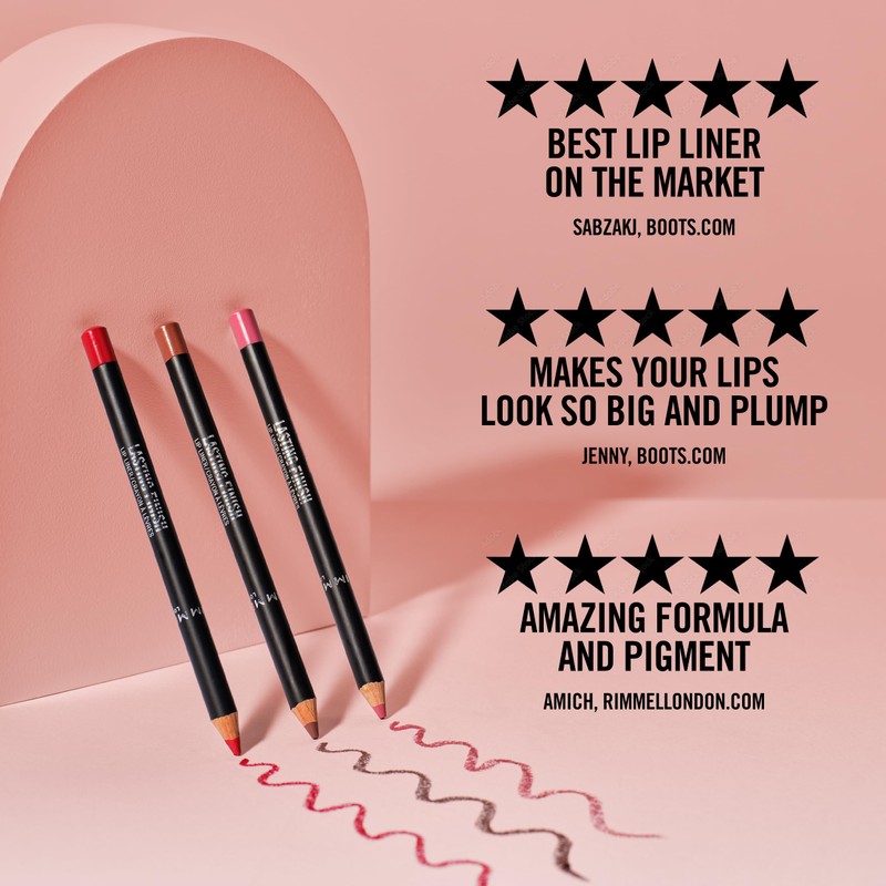 Rimmel Rimmel Lasting Finish 8HR Lip Liner, 90's Nude, Highly