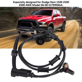 Wheel Speed Sensor Left & Right Wheel ABS Material for Dodge Ram 1500 2500 3500 4WD Model 2006-2008