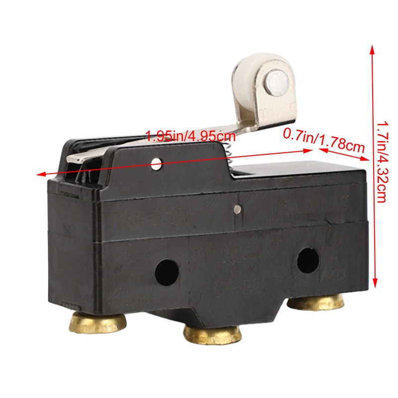 Pair 3 Terminal Micro Limit Switch with Roller 17928G1 for