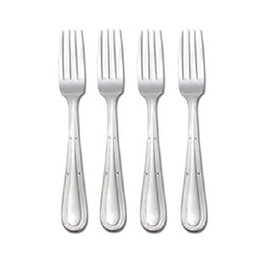 Oneida Becket Silverplate Dinner Forks, Set of 4