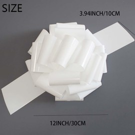 1Pcs Large Pull Bow,12" Wide,Large Gift Bows,Big Bow for Present,Christmas,Baby Shower,Bikes, Appliances,Decorations on Tables