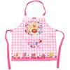 Salonge Anpanman Children's Apron, 39.4 inches (100 cm), Girls Pattern