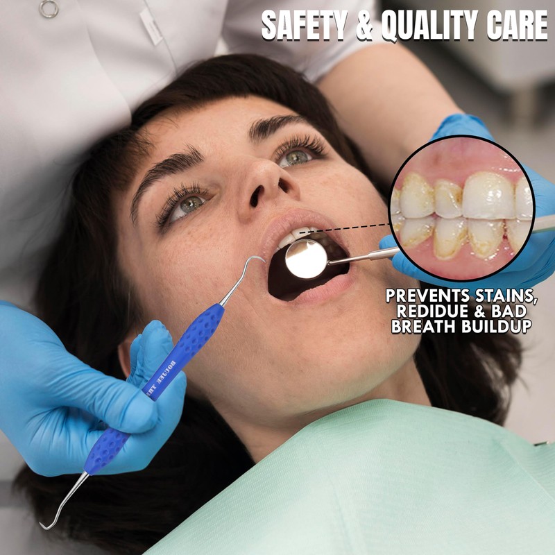 Professional Dental Tools Tartar Scraper for Dentist, Personal Use and