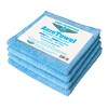 Aero Cosmetics All-Purpose Microfiber Cleaning Towels (4-Pack) Cleaning Cloth for