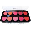 Beauty Treats Paleta Rubores Blusher Rostro Maquillaje Cosmético Corazones