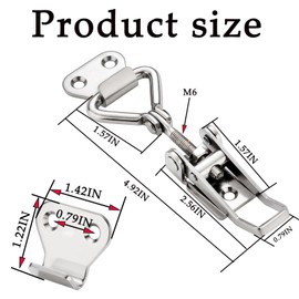 NNNJunhua 90 Degree Right Angle Adjustable Buckle, 4 Pieces