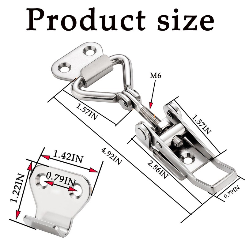 NNNJunhua 90 Degree Right Angle Adjustable Buckle, 4 Pieces