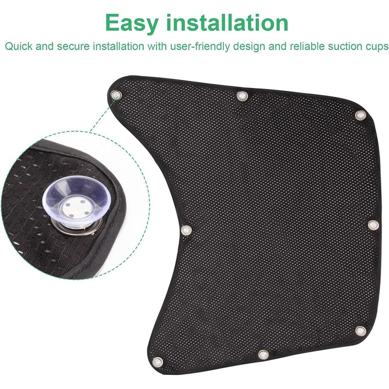 2pcs Side Window Sun Shade for Semi-Truck,Semi Truck Window Shades