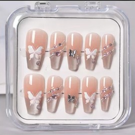 Art Nail Stickers，for Women for Nail Decals，Stickers for Supplies Art Stickers Floral Nail 。(1 set,M)