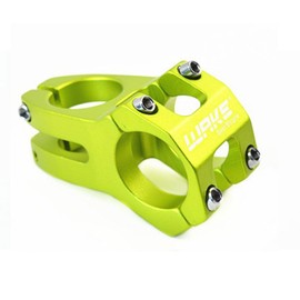 WAKE 31.8 × 45mm Bike Stem Mountain Bike Bicycle Handlebar Stem Suitable for BMX MTB Road Bike (Aluminum Alloy, Green)