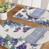 Watercolor Grapes Placemats Set of 4