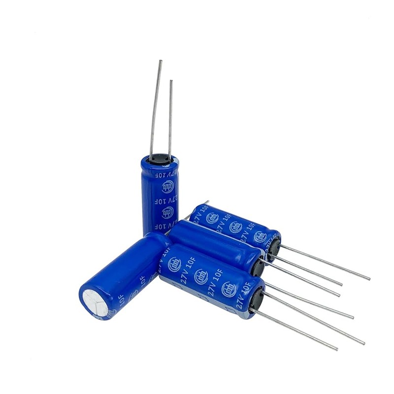 PENGLIN 5pcs Superfarad Capacitors 2.7V 10F 10x25mm Electric Double Layer