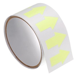 PATIKIL Glow in The Dark Tape, 1 Roll Directional Arrows Fluorescent Marking Tape Luminous Arrow for Stairs Step Floor Direction Caution