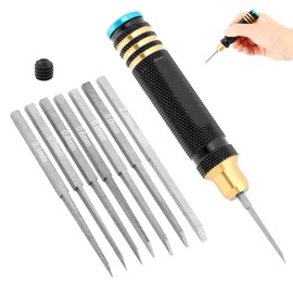 Kakalote - Cincel de herramientas 7 en 1 para herramientas de escribir, modelo Scriber con 7 cuchillas, kit de modelo de tallado, corte de resina tallada, herramienta de corte de línea de escriba,