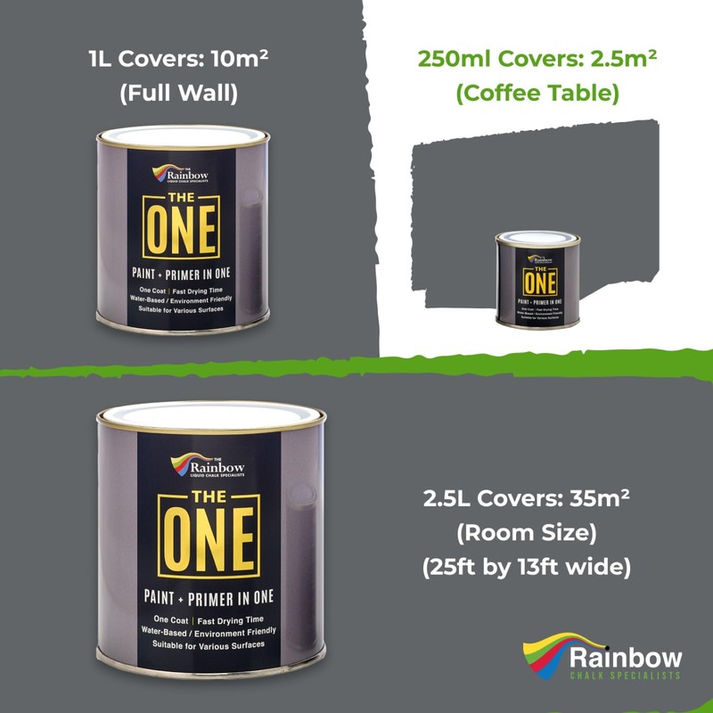 THE ONE All-In-One Paint & Primer - Dark Grey Satin,