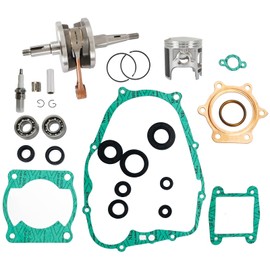 Engine Crankshaft Cylinder Piston Gasket Kit Top End Rebuild Kit Compatible for Yamaha Blaster 200 YFS 200 1988-2006