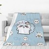 Chiikawa Blanket, Flannel Soft Fluffy Blanket, Single, Dust Mite Resistant,