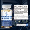 Nature's Live Magnesium Glycinate 1330mg 120 Capsules Highest Potency Buffered