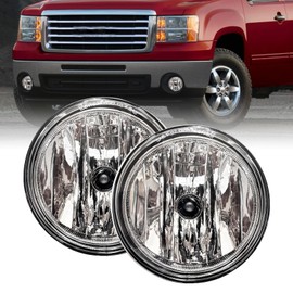 Rvplpr Fog Light Compatible with 2007-2013 GMC Sierra 1500