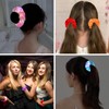 Pack of 9 Luminous Hair Bands, Luminous Hair Bands, LED
