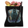 Cyber Cat Squad in Trench Coats and Sunglasses Parody Tote