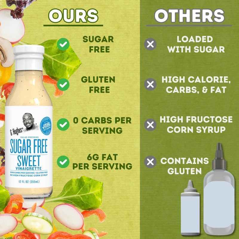 G Hughes Sugar Free Sweet Vinaigrette Dressing - Sugar Free