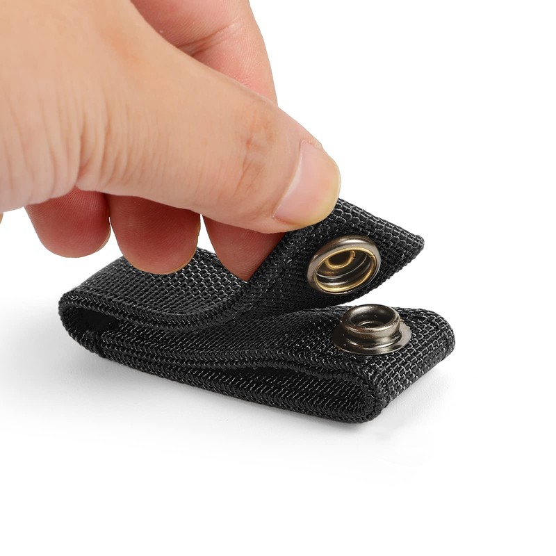 Tactical Handcuff Strap Holder Case Heavy Duty Nylon Single/Double Snap