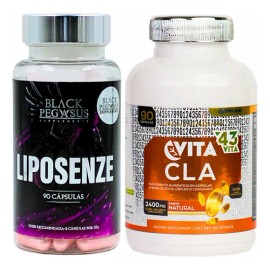 Kit Quemador Liposenze Lipoenzimas  Suplemento Cla Cápsulas                                                                                           