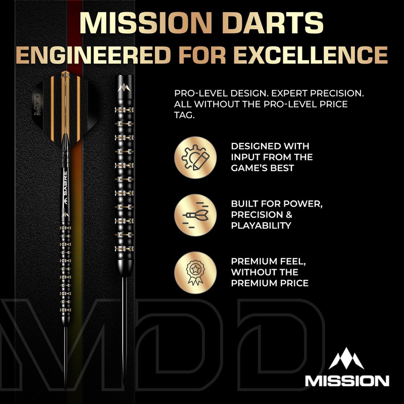 Mission | Mike De Decker Darts | Steel Tip |