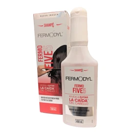 FERMODYL Fermo Five 5 Shampoo Helps prevent hair loss+ TRATAMIENTO 12 AMPOLLETAS