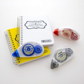 BAZIC Products Permanent Glue Tape 8 mm x 8.75 Yard, Double Sided Adhesive Roller Tapes, Easy to Use for Photo Books Albums Scrapbooking Craft, 1-Pack