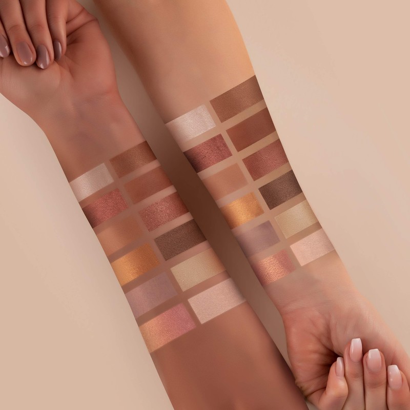 Luvia Eyeshadow Palette Matte, Shimmer & Glitter - Romantic Baroque
