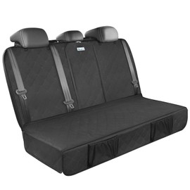 ALLANSING Upgraded 900D Heavy Duty Dog Back Bench Seat Cover, Car Seat Protector, Seatbelt & Armrest Compatible, Waterproof & Non‑Slip for Dogs & Kids, Fits Most Cars, SUVs & Trucks