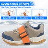 Ice Cleats Mid-Sole Snow Traction Cleats Crampons Anti Slip Snow