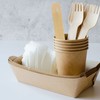 Kichvoe Butter Spreader Bamboo Dumpling Filling Spoon 6pcs Dumpling Making