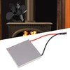 TARSHYRY Graphite Sheet Fireplace Fan Generator, 227°C High Temp, Silver,