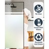 Frosted Glass Window Privacy Film, Removable, Static Cling, Heat/UV Protection,