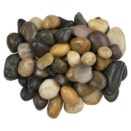 MSI Decorative Polished Mixed Pebbles, 0.8 inch - 1.2 inch, 40 lb. Bag