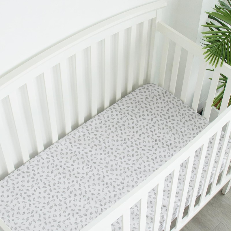 Crib Sheets Fitted for Boys and Girls, 2 Pack Crib