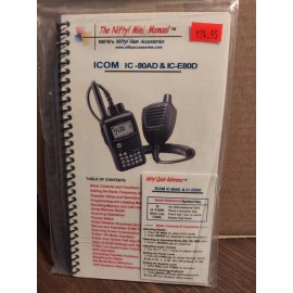 ICOM Nifty! Mini-Manual & Quick-Reference Card  ICOM IC-80AD & IC-E80D    ~~NEW!!~~