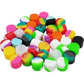 KUVIS 2ml Silicone Wax Containers Concentrate Non-stick Jars Multi-use (30)