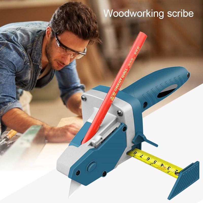 Boaby Multifunction Plasterboard Cutter - Precise Round/Straight Scriber/Cutting Tool with