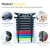 Martial Arts Belt Display Rack, Wooden Wall Mount, Karate and