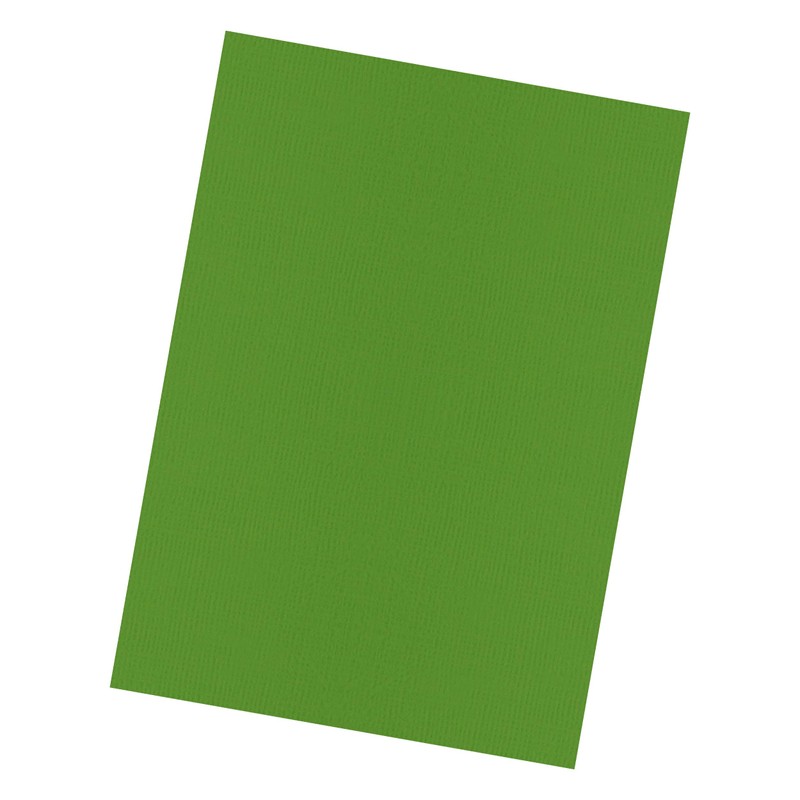Craft Perfect Classic Card - Grass Green - Weave Textured