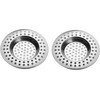 VONRUSS-UK Stainless Steel 2Pcs Kitchen Sink Strainer Plug Standard Dual