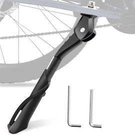 Keyck Bicycle Stand 24-29 Inches, Height-Adjustable Bicycle Stand, Stable Non-Slip Bicycle Stand up to 35 kg Load Capacity, Aluminium Bicycle Centre Stand for Mountain Bike/E-Bike/Trekking Bike/Road