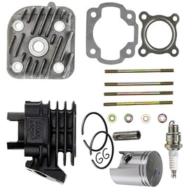 Cylinder Piston Top End Kit Fit For Polaris Scrambler 50 01-03 Predator 50 04-07