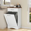 HOOBRO 10 Gallon Tilt Out Trash Cabinet, Kitchen Trash Can,Trash