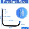 Locawaya 8 Pack 6.7" Garage Hooks, Heavy Duty Ladder Hooks,
